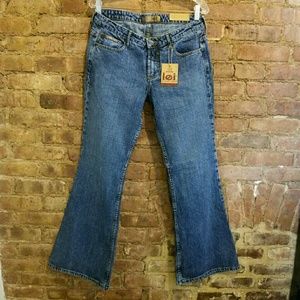 L.E.I. Flared Jean With Leather Ties On Back Le